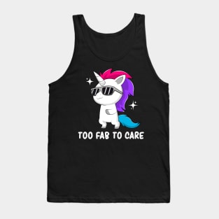 Androgynous Pride Flag Lgbtqia Cute Kawaii Unicorn Tank Top